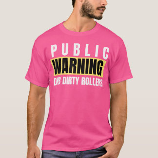 Drum N Bass Warning Music Liquid EDM Drum and Bass T-shirt