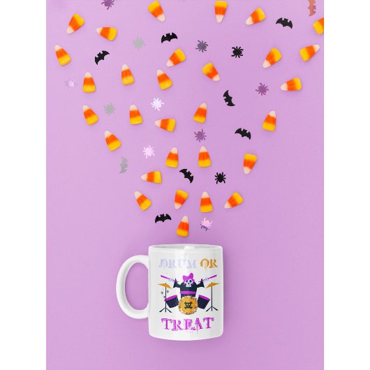 Drum of Behandel Skelet Halloween Koffiemok