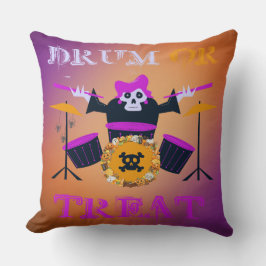 Drum of Behandel Skelet Halloween Kussen