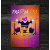 Drum of Behandel Skelet Halloween Perfect Poster