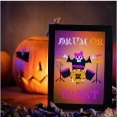 Drum of Behandel Skelet Halloween Perfect Poster