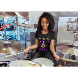 Drum of Behandel Skelet Halloween T-shirt