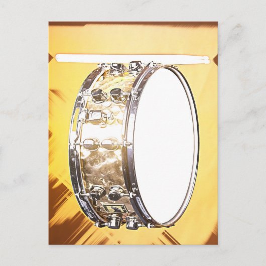 Drum of Drummer Briefkaart (Voorkant)