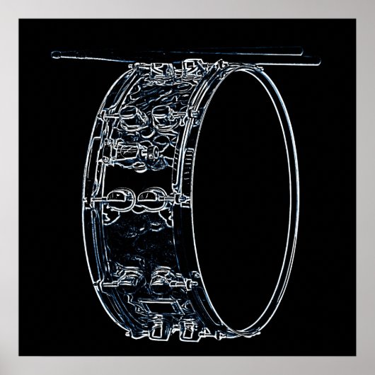 Drum of Drummer Poster (Voorkant)