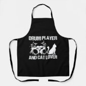 Drum Player And Cat Lover Drumming Musician Drums Schort (Voorkant)