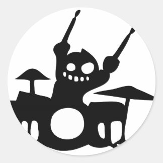 drum.png ronde sticker