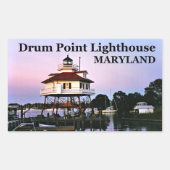 Drum Point Lighthouse, Maryland Stickers (Voorkant)