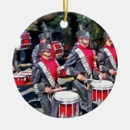 Drum Sectie Keramisch Ornament (Voorkant)