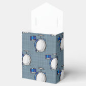 Drum Set; Blauw Bedankdoosjes (Geopend)