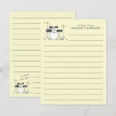 Drum Set Drummer Band Docer Musicus Bedankkaart (Voorkant / Achterkant)