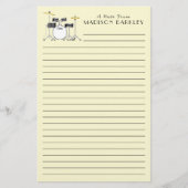 Drum Set Drummer Band Docer Musicus Briefpapier (Voorkant)
