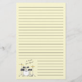 Drum Set Drummer Band Docer Musicus Briefpapier (Achterkant)