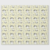 Drum Set Drummer Band Docer Musicus Cadeaupapier (Vlak)