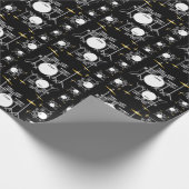 Drum Set Drummer Band Docer Musicus Cadeaupapier (Hoek)