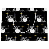 Drum Set Drummer Band Docer Musicus Groot Cadeauzakje (Voorkant)