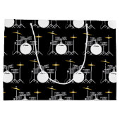 Drum Set Drummer Band Docer Musicus Groot Cadeauzakje (Achterkant)