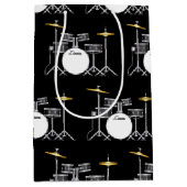 Drum Set Drummer Band Docer Musicus Medium Cadeauzakje (Voorkant)