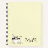 Drum Set Drummer Band Docer Musicus Notitieboek (Voorkant)