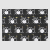 Drum Set Drummer Band Docer Musicus Tissuepapier (Voorkant)