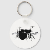 Drum set en pianotoetsenbord sleutelhanger (Voorkant)