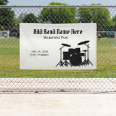 Drum Set Music Design Night Out Adverteren Spandoek (Insitu)