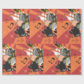 Drum Set Muziek Cadeaupapier (Vlak)