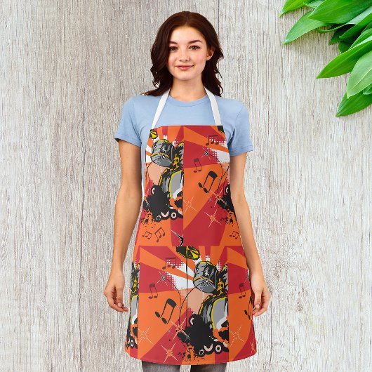 Drum Set Muziek Schort