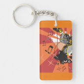 Drum Set Muziek Sleutelhanger (Voorkant)