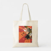 Drum Set Muziek Tote Bag (Achterkant)