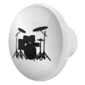 Drum Set Muziekontwerp Keramische Knop (Rechts)