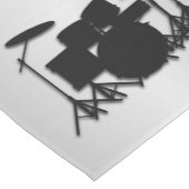 Drum Set Muziekontwerp Medium Tafelloper (Hoek)