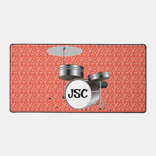 Drum Set Percussie Design Desk Mat (Voorkant)