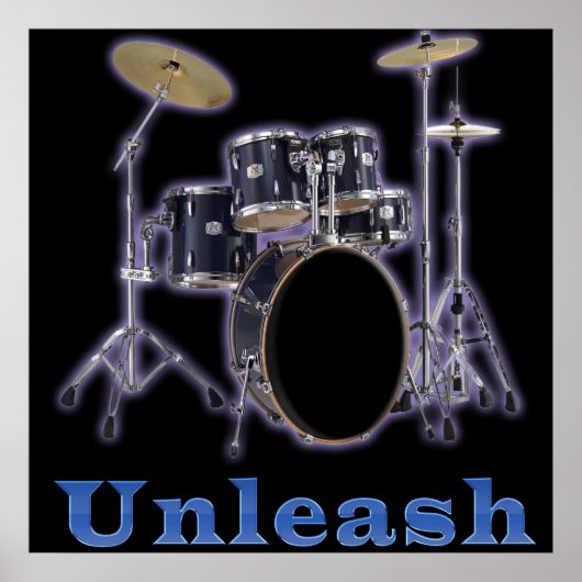 Drum set posters art (Voorkant)