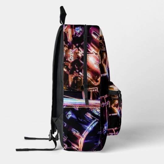 Drum Set Print Cut Sew Bag Bedrukte Rugzak (Links)