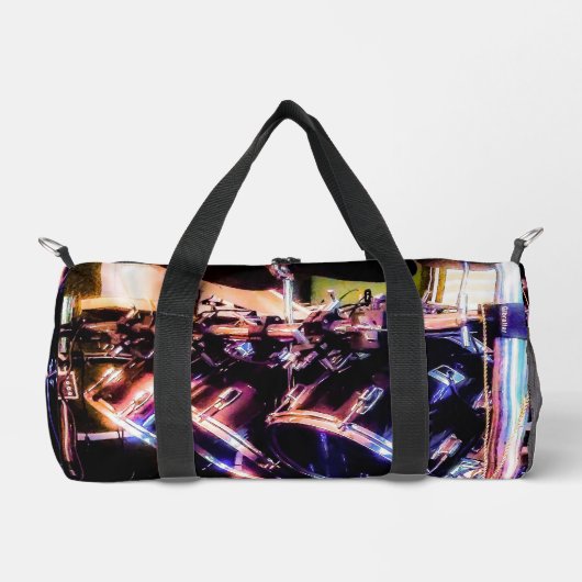 Drum Set Print Cut Sew Bag Plunjezak (Voorkant)