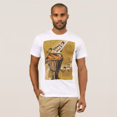 Drum Sound Mannen T-Shirt (Voorkant volledig)