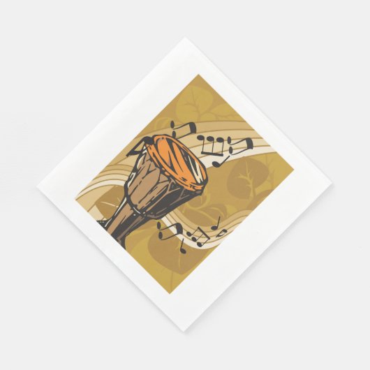 Drum Sound Paper Napkins Servet (Hoek)