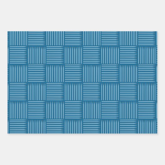 Drum Stick Crosshatch Inpakpapier Vel (Voorkant 3)