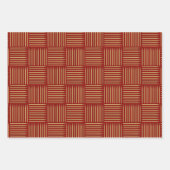 Drum Stick Crosshatch Inpakpapier Vel (Voorkant 2)