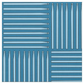 Drum Stick Crosshatch Stof (Close Up)