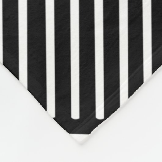 Drum Stick Crosshatch Zwart Fleece Deken (Hoek)