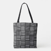  drum stick kruissteek tote bag (Achterkant)