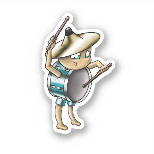 Drum Sticker (Voorkant)