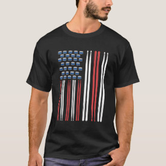 Drum Sticks Hoodie Drummer Gift Drumming Hoodie Pe T-shirt