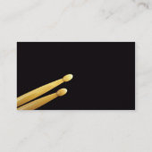 Drum Sticks Visitekaartjes (Achterkant)