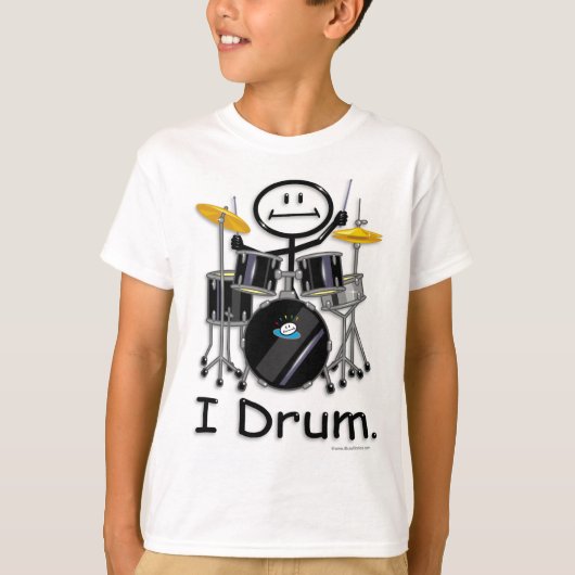 Drum T-shirt (Voorkant)