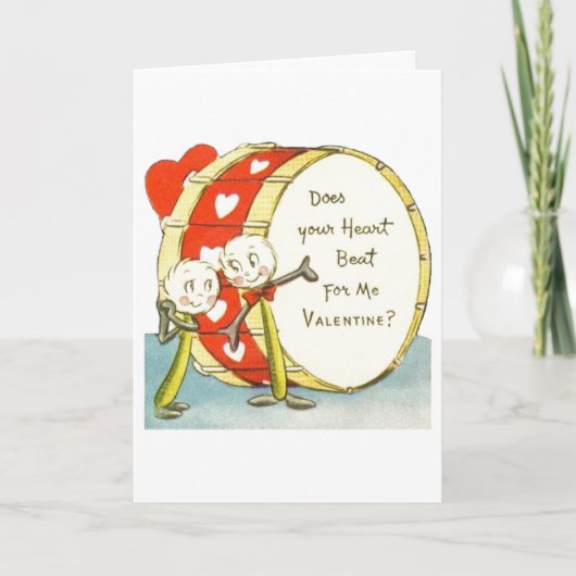 Drum Valentijnsdag Kaart (Voorkant)