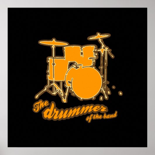 Drum voor muren poster (Voorkant)