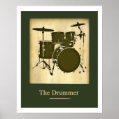 Drum voor muren poster (Voorkant)