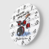 Drum - Wat klinkt er als een ronde wandklok (Hoek)